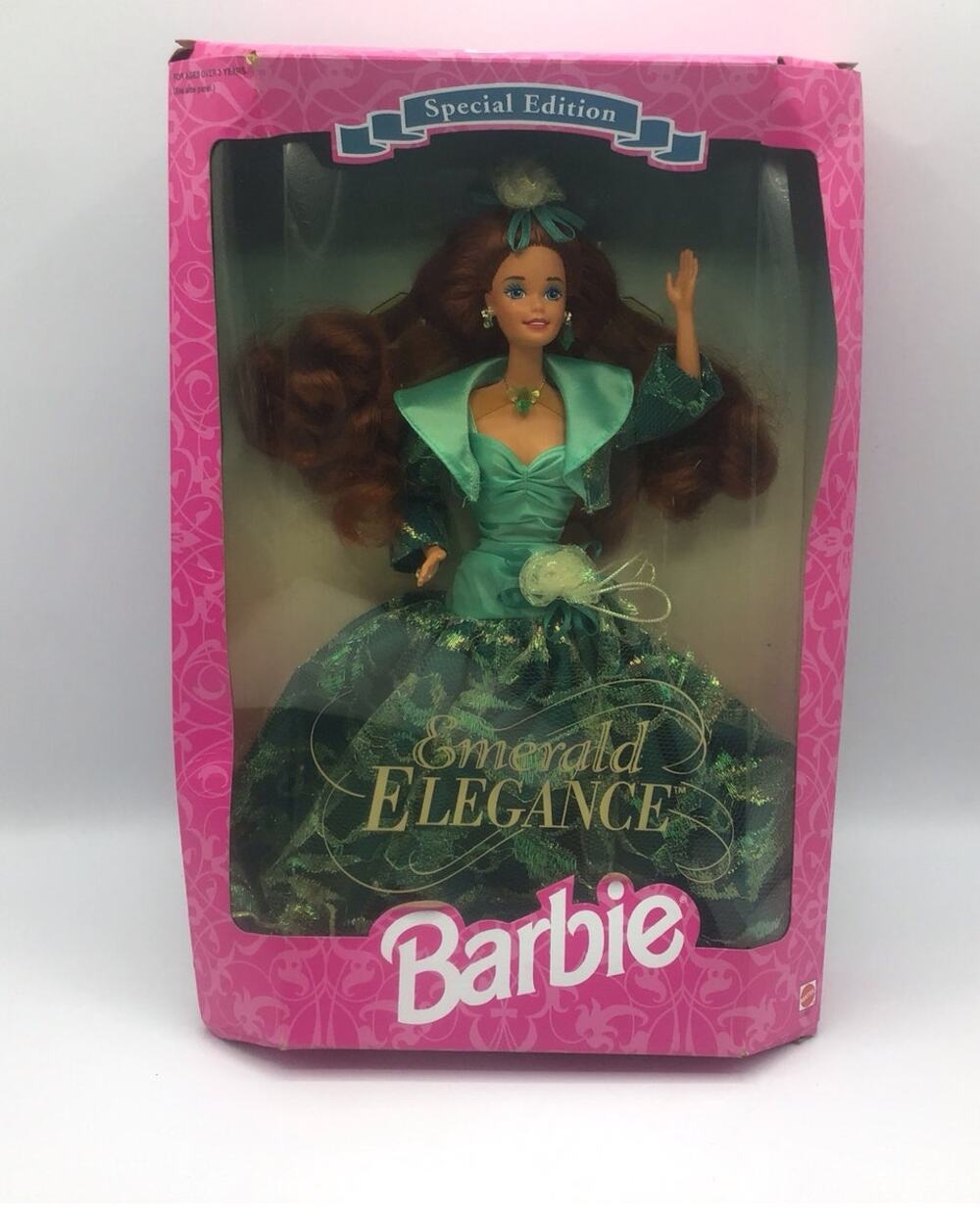 Vintage 1994 Emerald Elegance Barbie Doll Special Edition NIB Mattel 12322
